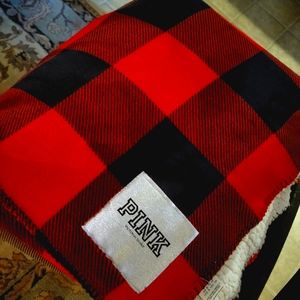Victorias Secret Plaid Blanket